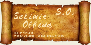 Selimir Olbina vizit kartica